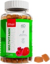 Khair Halal Adult Multivitamins Gummy - Vegan, icke-GMO - Glutenfri, Gelatinfri - Vitaminer: Vitamin A E C D B12 & Vitamin B6 Halal Vitaminer - 60 Gummies
