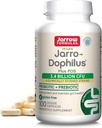 Jarrow Formulas Jarro-Dophilus + FOS - 3.4 Miliarde de organisme Per Serving - 100 Veggie Caps - Prebiotic & Probiotic - Suport nutritional pentru Bacterii Beneficiale - Până la 100 Serviri