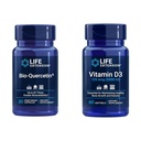 Life Extension Bio-Quercetin Immune & Heart Health Antioxidant 30 Capsules + Vitamin D3 5000 IU 60 Softgels