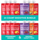 Designer Wellness Protein Smoothies Variety Pack dan Strawberry Banana Bundle