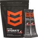 MTN OPS Hydrate Electrolytes Порошок мікс, 20 Один Сервінг On-The-Go Electrolyte Packs з більш ніж 1000mg Electrolytes для сервірування, полуниці Кокос