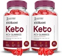 Pagrįsta Laboratorijos (2 Pack X10 Boots Keto ACV Apple Cider Vinact Boost Formuluota su Pomgranat Beet juice milteliai B12 Vegan Ne GMO 120 Gummies