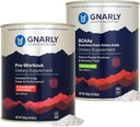 Gnarly Nutrition Gnarly Pretostory Strawberry Lemonade (14.82oz) BCAAs Lemon Lime (10.58oz)