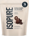 Isopure Low Carb 100% Pure Wei Isolaat Proteïne Poeder, Lactosevrij, Glutenvrij, Met Vitaminen, Donkere Chocolade, 25g Proteïne Per Serveren, 1 Lb, 14 Servers (Verpakking mei Vary)