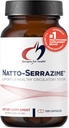 Designs for Health Nattokinase with Serrapeptidase - Natto-Serrazime + Proteolytische Enzymen - Ontworpen ter ondersteuning van een gezond Circulatory System + Immune Health - Non-GMO Supplement (120 Capsules)