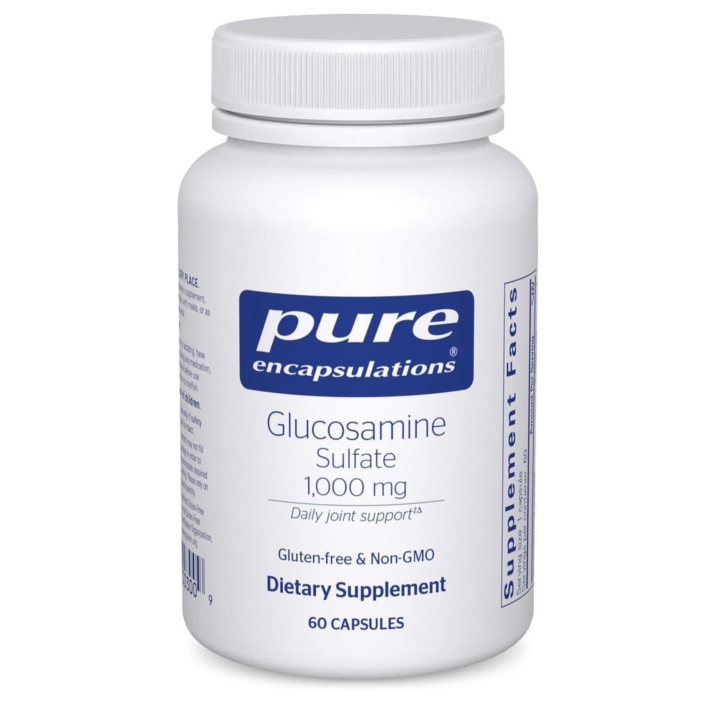 Pure Encapsulations Glucosamine Sulfate 1,000 mg | Supplement for Joint Support and Mobility, Cartilage Health, and Connective Tissue* | 60 Capsules