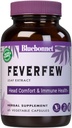 BlueBonnet Nutrition Feverfew Leaf Extract, Імуне здоров'я*, Head Comfort*, Non-GMO, Vegan, Kosher Certified, Gluten-Free, Soy-Free, 60 Овочеві капсули, 60 Сервінги