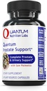 Quantum Nutrition Labs Prostate Support - Suppléments prostatiques pour les hommes, Prostate Health Formula, Supplément naturel avec Palmetto de scie biologique - 90 Capsules végétariennes