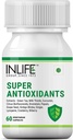 Sheltr Super Antioxidatzaile gehigarria Lycopene, Green Tea, Milk Thistle, Curcumin, Grape Seed, Ginkgo Biloba, Ginger, Cranberry, Bilberry, Alpha Lipoic Acid, Lutein, Zeaxanthin - 60 kapsulak (1eko paketea)
