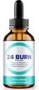 24 Burn Weight Loss Drops, All-Natural Liquid Formula, Active Lifestyle Energy 및 Fitness, 공식 24Burn Gotas 리뷰 (30 인분)