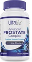 ULTALIFE Saw Palmetto Prostate Supplément pour hommes avec Beta Sitostérol favorise le confort urinaire, la qualité du sommeil et la santé de la prostate 90 Capsules