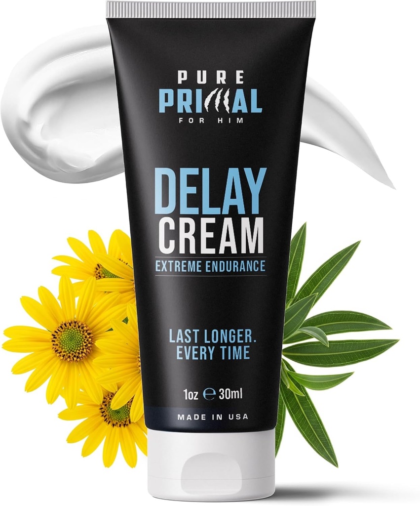 Delay Cream dla mężczyzn - Climax Control Formula do ostatniego dłużej w łóżku, Clean & Fast- Absorbing aplikacji, Climax Delay Support, Boost Confidence, Non- Greasy Desensitising Creme