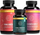 Primal Oogst Vrouwen Bundel 30 dagen aanbod: Vrouwen + Multivitamine, Primal Hair Support, en Primal Probiotic voor de gezondheid en vitaliteit van vrouwen