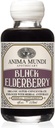 Anima Mundi Apothecary Black Elderberry Syrup - Syrup Organic Elderberry con Skullcap Baikal, Cordyceps, Reishi, Shiitake & Maitake Mushrooms para axudar a apoiar a saúde inmune (4oz / 118ml)