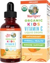 MaryRuth Organics USDA Kids C-vitamiini Drops ... Vegaani-immuunituki täydentää ikäisille 4-13 ...