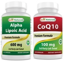 Best Naturals Alpha Lipoic Acid 600 mg & COQ10 100 mg