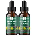Aukštas stiprumas Rhodiola Rozea Tincture - Skystas Rhodiola priedas Stress Energy ir Mood Support su 3% Salidrosides Rosea ekstraktas - Vegan Non- GMO & Alkoholio - nemokamai (120 Paslaugos)