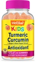WellYeah Turmeric Curcumin with Black Pepper Gummies for Kids - Natural Immune Support, Joint and Muscle Health, Digestive Health, and Brain Function - Non-GMO, Vegan, Gluten-Free - 60 Count