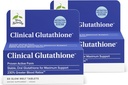 Terry naturalmente Glutathione clínica - Antioxidante para alta absorción - Suplemento dietético con L-Glutathione - Complemento vegano para a saúde da célula de apoio - 60 comprimidos de melt lenta (Pack of 2)