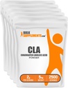 BulkSupplements.com Конъюгированный линолевый кислотный порошок - добавка CLA, пищевая добавка - без глютена, 2 г на сервирование, 1 кг (2,2 фунта) (пакет 5)