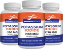 Max-Bio Potassium Iodide 130mg Capsules - 180 Compte - Supplément alimentaire pour le soutien et la protection de la thyroïde