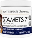 Host Defense Stamets 7 Seenepulber - 7 Liiki Blend - Seenelisa immuunsüsteemi toetuseks Royal Sun Blazei, Cordyceps, Reishi, Maitake, Lion's Mane, Chaga & Mesima - 3,5 oz (66 Servings) *