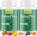1000 MG simple Detox Clearse, High-Poent, Gut Clearse i Detox Capules per a Dones i homes, Natural Detoxification, Colon, Liven, contraoxidant suport & Digestiva, 120 Capules