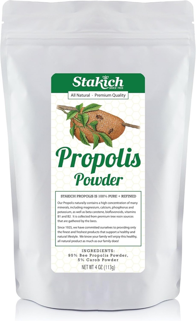 Stakich Bee Propolis pulveris - visi dabas - 4 Ounce