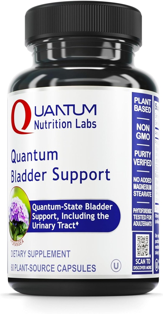 QNL Quantum Bladder Support - Capsule di mirtillo per il supporto del tratto urinario - Aids Bladder Health - Integratore di mirtilli organici per le donne e gli uomini - 60 capsule vegetali