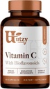 Utzy Naturals Vitamin C Complex | 400mg Vitamin C with Acercola & Citrus Bioflavonoids | 60 Capsules
