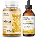 Άγριες & οργανικές Ρίζες Maca & Ashwagandha Βάμμα 4 fl oz