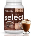 Pescience Select Cafe Protein Coffee Smart, Mrożona Mocha, 100mg Kofeina, 20g Mrożone Białko Kawa Proszek lub śmietanka, 20 Słupki