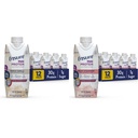 Ensure Max Protein Nutrition Shake with 30g of Protein & Max Protein Nutrition Shake with 30g of Protein, 1g of Sugar, High Protein Shake, Creamy Strawberry, 11 fl oz, (Pack of 12)