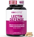 GBIOTIX Lectin Defense - Lectin Blocker supplement for Leaky Gut with MSM and Digestive Enzymes - Aids in Intestinal Health for Women and Men - Non-GMO + Gluten Free - 60 Capsules (1)