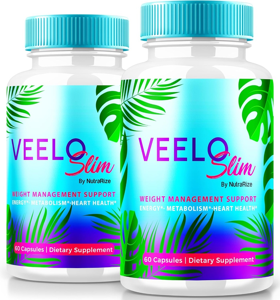 (2 Pack) VeeloSlim, Veelo Slim Advanced Wight Loss Capsules, Premium Keto 补编, All Natural Keto 支持药丸, VeeloSliming Keto 公式, 官方 VeloSlimer Reviews (120 Capsules)