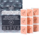 Laki Naturals Passion Patch for Men (Pack of 15) - Stöder cirkulation, Vitality, Vigour och Energy med naturliga ingredienser - Icke-Habit Forming, Time-Released Mäns hälsa Wellness Patches