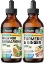 Maca Ashwagandha Tintture 4 Fl. Oz. & Turmeric Jinger Tincture 4 Fl. Oz.
