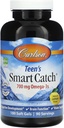 Carlson Teen's Smart Catch, 천연 레몬, 180 소프트 젤