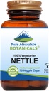 Saf Dağ Botanikaları Nettle Leaf Capsules - 500mg Organic Sting Nettle Capsules ilə Kosher Vegan Nettle Capsules