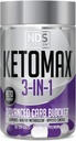 NDS Nutrition Advanced 3-in-1 - Keto pillid rasva kadu toetada Carb Blocker isu vähendav - Valge Neeru Oad, Chitosan, Vaarika Ketoonid ja Vanadium (90 kapslit)