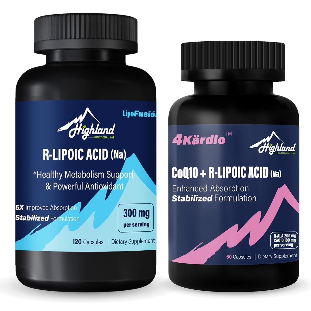 R-Lipoic Acid (Na) + CoQ10 and R-Lipoic Acid (Na) Bundle
