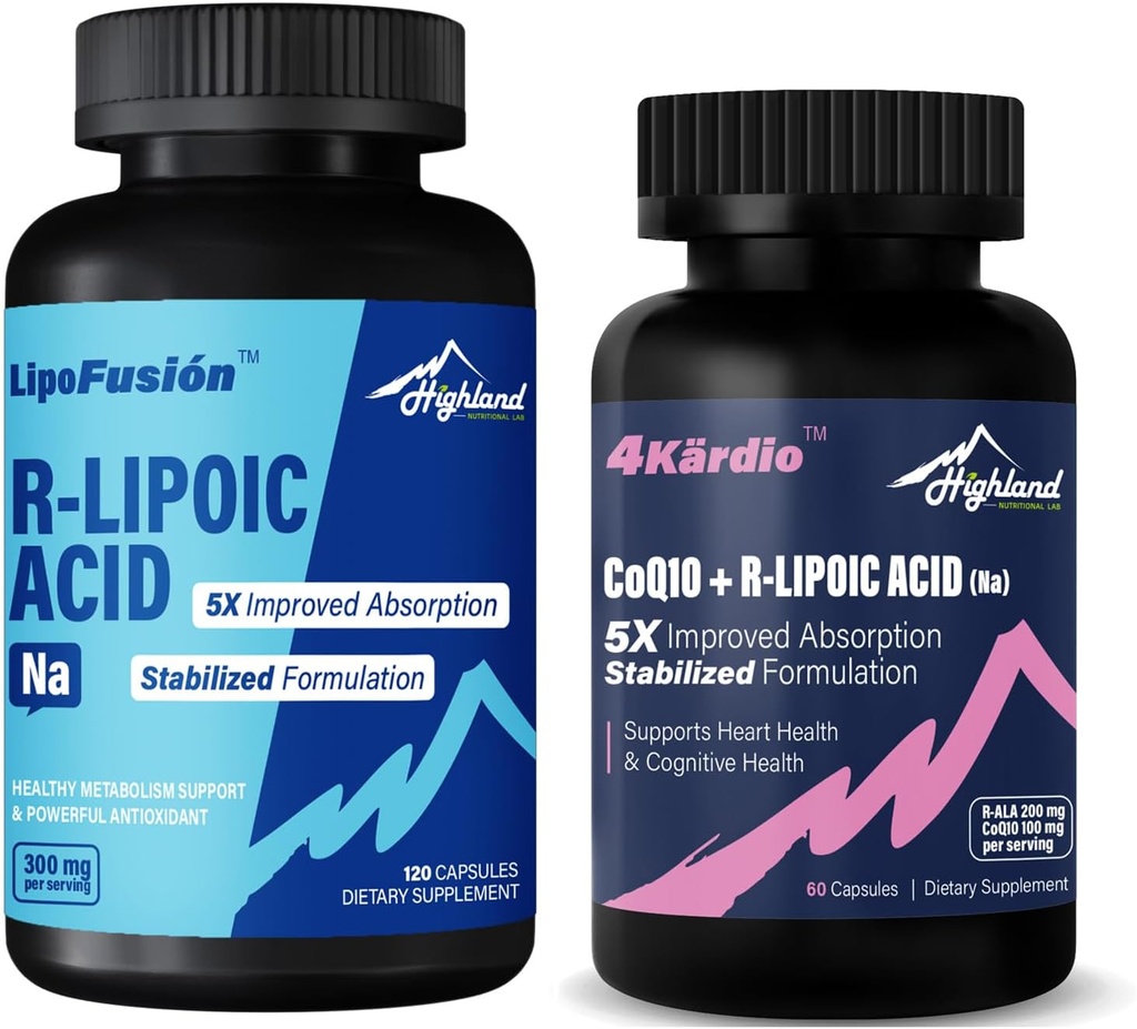 R-lipohappe (Na) + CoQ10 ja R-lipohappe (Na) kogum