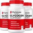 NutraRize (3 Pack) Glynovax Хапчета, Glynovax Glycogen Support Formula, All Natural Доплащане за поддържане на здрави стабилни нива, Официален Glyno Vax Reviews (180 капсули)