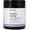 Suplemento de Envejecimiento Saludable Polvo, Efectos Anti-Ageing, Contiene Quercetina, Resveratrol y Activadores Nrf2, Antioxidantes Rich Nutrient-Dense, Non-GMO, Vegan (90 Gramos (15 Servimientos)