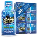 5-hour ENERGY BLUE RASPBERRY Flavor, 30 Count, 1.93 Fl Oz Energy Shot, Extra Strength, Amino Acids, B Vitamins, Sugar Free and Zero Calories