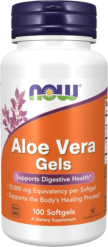 Aloe Vera Gels, 10000mg, 100 Softgels (Pack of 3)
