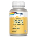 Solaray Calcium Magnesium Citrate 2:1 Ratio - Calcium Supplements for Women and Men w/Magnesium and Vitamin D 2 - Bone Health, Muscle and Nerve Support - Vegan, 60-Day Guarantee, 15 Serv, 90 VegCaps