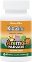 Naturezas Plus Animal Parade KidZinc, Sabor Tangerina - 90 Lozenges em forma de animal, Pacote de 2 - Zinco Orgânico Quelado - Vegan, Glúten Livre - 180 Total Servings