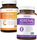 Bundle of Adrenal Support & Вітамін-C Імунна підтримка - Adrenal-C Імунітет Bundle - Adrenal Support & Cortisol Manager (Non-GMO) & Вітамін С Immune Support (Non-GMO) Immune System Booster Supplement