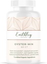Earthley Wellness, Oyster-Min 캡슐, 천연 아연 및 미네랄 보충, 항 산화제 및 아미노산, 100 % 순수 & Bioavailable (60 캡슐)에서 에너지 및 계류를 촉진